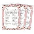 thumbnail image 1 of Inkdotpot 50-PackFloral bridal gownWhats on Your Phone Bridal ShowerGameWedding Shower Bachelorette Party Bulk ActivityGamecards, 1 of 5