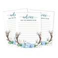 thumbnail image 1 of Inkdotpot 50Advice CardsFor Baby Shower Game Gender Neutral Advice For New Mom & Dad Antler (Boy) Boy Or GirlParty Supplies, 1 of 5