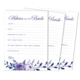 thumbnail image 1 of Inkdotpot Advice For The BrideCardsSet Of 50FloralBridal Shower Activity Game, 1 of 7