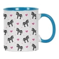 thumbnail image 1 of Inkdotpot Animal 11 Oz Ceramic Coffee Mug Animal Lovers Gift For Friends Best Friends-Blue, 1 of 6