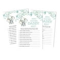 thumbnail image 1 of Inkdotpot Baby Elephant Gender Neutral Who Knows Daddy BestBaby Shower GameCards FunActivity Cards Set Of 50Party Theme, 1 of 5