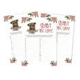 thumbnail image 1 of Inkdotpot Baby Shower Game Set Of 50 BabyAlphabetABCGame Bear Jungle Animals Party Supplies, 1 of 6