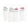 thumbnail image 1 of Inkdotpot Baby Shower Game Set Of 50 BabyAlphabetABCGame Dinosaur Jungle Animals Party Supplies, 1 of 6