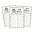 thumbnail image 1 of Inkdotpot Baby Shower Game Set Of 50 BabyAlphabetABCGame Hedgehog Jungle Animals Party Supplies, 1 of 1