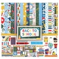 thumbnail image 1 of Inkdotpot Back To School Collection Double,Sided Scrapbook Paper Kit Cardstock 12"x12" Card Making Paper Pack Of With Sticker Sheet - 16 Pages - Multicolor, 1 of 4