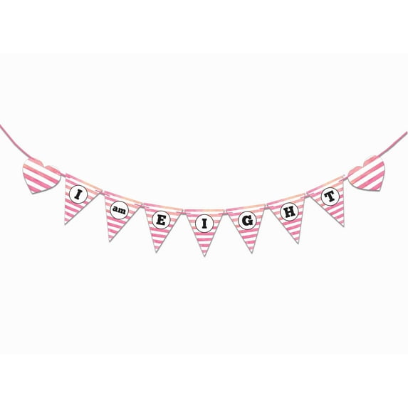 Inkdotpot Birthday Backdrops For PartyI Am EightCarnival Party Supplies For Boy Polka DotBirthday Banners