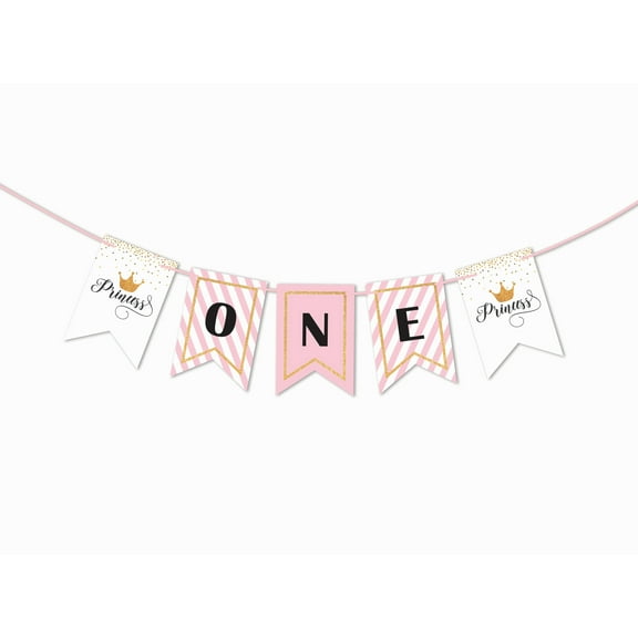 Inkdotpot Birthday Party DecorationsHappy Birthday Party GarlandBaby Girls PrincessPennant Banner Flag