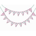 thumbnail image 1 of Inkdotpot Birthday Party DecorationsHappy Birthday Party GarlandBaby Girls StripePennant Banner Flag, 1 of 7