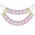 thumbnail image 1 of Inkdotpot Birthday Party DecorationsHappy Birthday Party GarlandBaby Girls TropicalPennant Banner Flag, 1 of 7