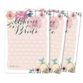thumbnail image 1 of Inkdotpot Bridal Shower Games Advice For The Bride Set Of 50FloralMad Libs Game ActivityCards, 1 of 1