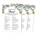 thumbnail image 1 of Inkdotpot Bridal ShowerGameWedding Shower Bachelorette Party Bulk ActivityGameCards 50-PackFloralWhats On Your Phone, 1 of 7