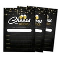 thumbnail image 1 of Inkdotpot Cheers and Beers Birthday Invitation, Adult Birthday Party Invites, 30 years, 40 years, 50 years, Pack Of 30 Fill In Invitations With Envelopes, 1 of 1