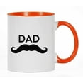 thumbnail image 1 of Inkdotpot Dad 11oz CeramicCoffee Mug Novelty Gift For Daddy Fathers Day Gift Mug-Orange, 1 of 5