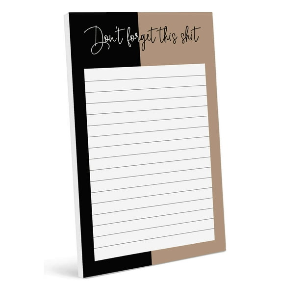 Inkdotpot Daily Planner List Pad Notepads Memo Pad, Undated To-Do List Tear Off pad - 4.5 x 7.5 Inches (50 Sheets) Organizer- Scheduler- Organize Tasks- Lists