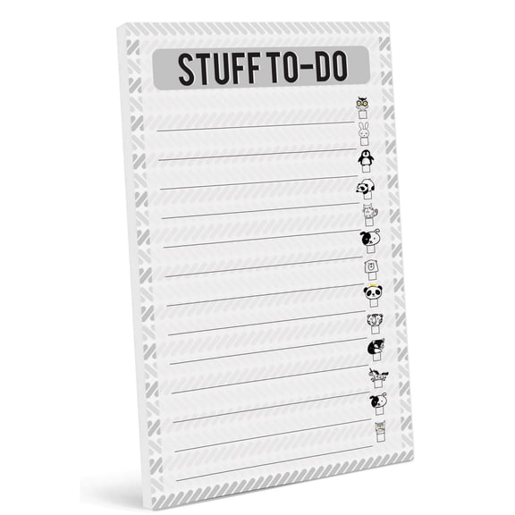 Inkdotpot Daily Planner List Pad Notepads Memo Pad, Undated To-Do List Tear Off pad - 4.5 x 7.5 Inches (50 Sheets) Organizer- Scheduler- Organize Tasks- Lists