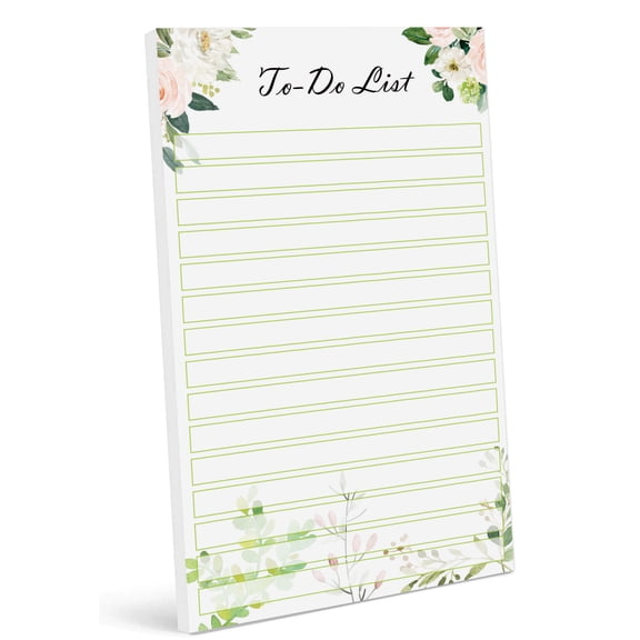Inkdotpot Daily Planner List Pad Notepads Memo Pad, Undated To-Do List Tear Off pad - 4.5 x 7.5 Inches (50 Sheets) Organizer- Scheduler- Organize Tasks- Lists