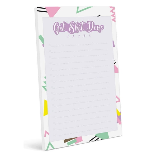 Inkdotpot Daily Planner List Pad Notepads Memo Pad, Undated To-Do List Tear Off pad - 4.5 x 7.5 Inches (50 Sheets) Organizer- Scheduler- Organize Tasks- Lists