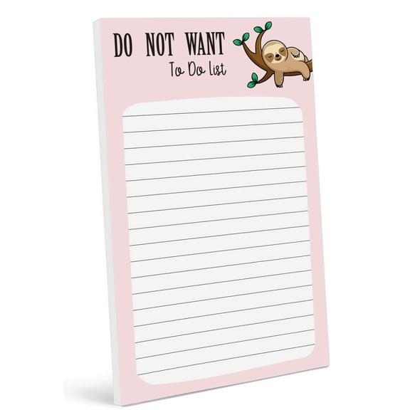 Inkdotpot Daily Planner List Pad Notepads Memo Pad, Undated To-Do List Tear Off pad - 4.5 x 7.5 Inches (50 Sheets) Organizer- Scheduler- Organize Tasks- Lists