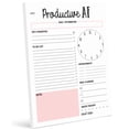 thumbnail image 1 of Inkdotpot Daily Planner Tear Off Pad, To-Do List Notepad- 50 Undated Sheets- Day Schedule Planner- Work Planner- Day Organizer Notepad- Meal PrepProductivity Notepad With Sleeve-5.8 x 8.2inch - FG, 1 of 8