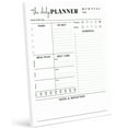 thumbnail image 1 of Inkdotpot Daily Planner Tear Off Pad, To-Do List Notepad- 50 Undated Sheets- Day Schedule Planner- Work Planner- Day Organizer Notepad- Meal PrepProductivity Notepad With Sleeve-5.8 x 8.2inch - NT, 1 of 8