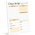 thumbnail image 1 of Inkdotpot Daily Planner Tear Off Pad, To-Do List Notepad- 50 Undated Sheets- Day Schedule Planner- Work Planner- Day Organizer Notepad- Meal PrepProductivity Notepad With Sleeve-5.8 x 8.2inch - PB, 1 of 8