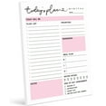 thumbnail image 1 of Inkdotpot Daily Planner With 50 Undated Sheets5.8 x 8.2Tear,Off Sheets- DayOrganizer Notepad- Scheduler- Productivity Tracker- Meal Prep- Goals- To-Do List Notepad, 1 of 8
