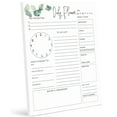 thumbnail image 1 of Inkdotpot Daily Planner With 50 Undated Sheets5.8 x 8.2Tear,Off Sheets- DayOrganizer Notepad- Scheduler- Productivity Tracker- Meal Prep- Goals- To-Do List Notepad - L5, 1 of 8