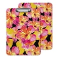 thumbnail image 1 of Inkdotpot Decorative Clipboard Letter Size Clipboard with Low Profile Clip,Retractable Key Hole for Hanging Paperboard for Office School w/ Free Marker & Eraser,Floral-9x12.5 Inch, 1 of 9