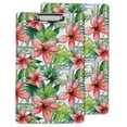 thumbnail image 1 of Inkdotpot Decorative Clipboard Letter Size Clipboard with Low Profile Clip,Retractable Key Hole for Hanging Paperboard for Office School w/ Free Marker & Eraser,Floral-9x15 Inch, 1 of 9