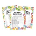 thumbnail image 1 of Inkdotpot Dinosaur Jungle Animals 50 PackWho Knows Daddy BestBaby Shower GameCards FunActivity Cards, 1 of 5