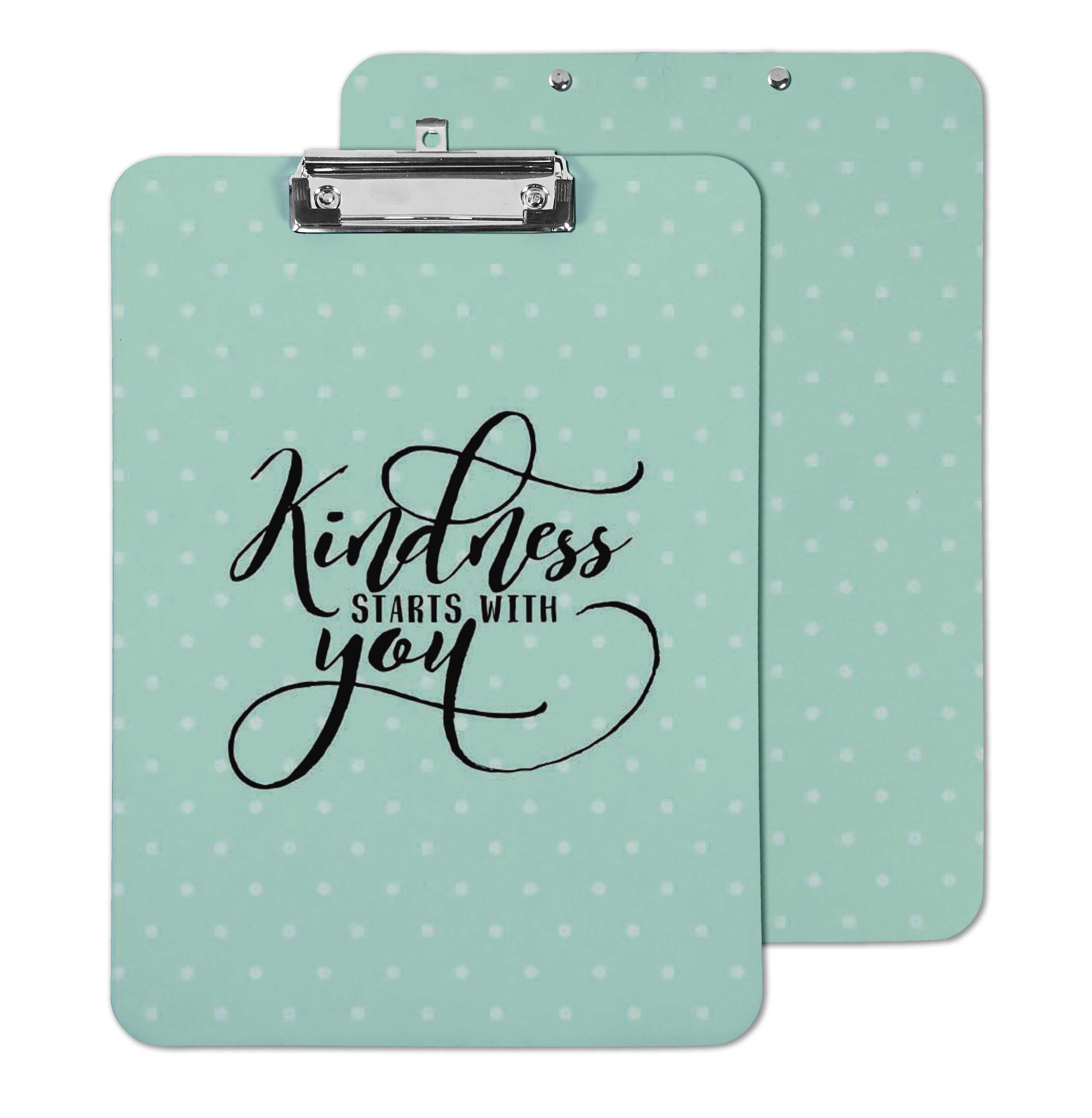 Inkdotpot Dry Erase Double Sided Clipboard Text Printed Paperboard Clipboard With Free Marker & Duster