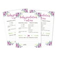 thumbnail image 1 of Inkdotpot Floral Oh Deer Party Supplies-Set Of 50 Baby ShowerPrediction Cards For Baby Shower Game, 1 of 4