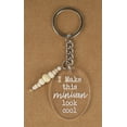 thumbnail image 1 of Inkdotpot Funny Keychain I Make This Minivan Look Cool Acrylic Engraved Keychain Mom Keychain, 1 of 5