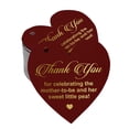 thumbnail image 1 of Inkdotpot Gold Foil Paper Hang Tag Thank You For Celebrating The Mother To Be Baby Shower Favor Tag 100 Pieces, 1 of 8