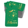 thumbnail image 1 of Inkdotpot Gold Foil Paper Hang Tags Happy Halloween Halloween Favor Tags 100 Pack, 1 of 6