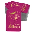 thumbnail image 1 of Inkdotpot Gold Foil Paper Hang Tags Happy Halloween Halloween Favor Tags 100 Pack, 1 of 6