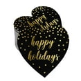 thumbnail image 1 of Inkdotpot Gold Foil Paper Hang Tags Happy Holiday Favor Tags 100 Pieces, 1 of 8