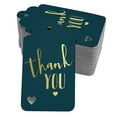 thumbnail image 1 of Inkdotpot Gold Foil Paper Hang Tags Thank You Bridal Shower-Baby Shower-Retirement-Wedding-Birthday Favor Tags 100 Pieces, 1 of 6