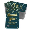thumbnail image 1 of Inkdotpot Gold Foil Paper Hang Tags ThankYou From The New Wedding Favor Tags 100 Pack, 1 of 6