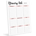 thumbnail image 1 of Inkdotpot Grocery List Notepad 6 x 9 inches Magnetic Note pad with Printed Shopping List Items and Blank Grocery Shopping Spaces , 54 Page Weekly Grocery Shopping Planner, 1 of 5