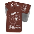 thumbnail image 1 of Inkdotpot Happy Halloween Halloween Bottle Tag Real Silver Foil Favor Hang Tags 50 Pack, 1 of 6