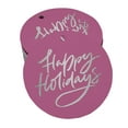 thumbnail image 1 of Inkdotpot Happy Holiday Bottle Tag Real Silver Foil Favor Hang Tags Pack Of 100, 1 of 7