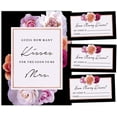 thumbnail image 1 of Inkdotpot How Many Kisses For The Soon To Be Mrs Floral White Bridal Shower Game 1 Sign + 30 Cards, 1 of 4