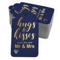 thumbnail image 1 of Inkdotpot Hugs And Kisses From The New Wedding Bottle Tag Real Gold Foil Favor Hang Tags Pack Of 100, 1 of 6