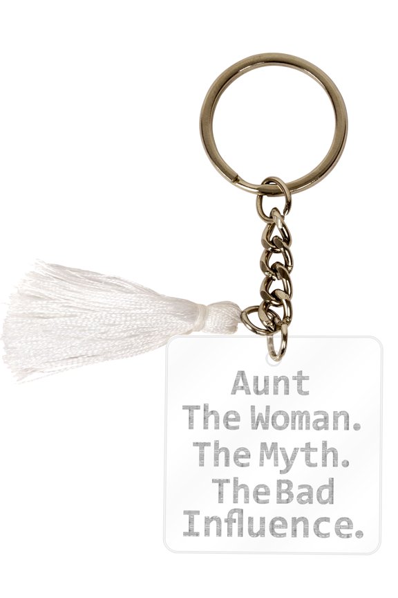 Key Chain For Aunty Engraved Acrylic Key Holder Housewarming Gift