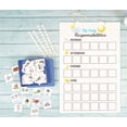 thumbnail image 1 of Inkdotpot Kids Daily Responsibility Checklist, Hanging Chore Chart- Childrens Job Poster- Morning/Evening Daily Routine- Daily Task List-IYT, 1 of 6