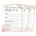 thumbnail image 1 of Inkdotpot Lingerie ShowerAdvice And Wishes Set Of 50 Bridal Shower Advice Game ActivityCards, 1 of 1