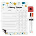 thumbnail image 1 of Inkdotpot MagneticWhiteboard Weekly Chores ChoreChart ForRefrigerator- Dry Erase Behavior Chart For Kids Responsibility ChartWith 2 Fine Tip Marker & Eraser, 1 of 6