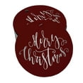 thumbnail image 1 of Inkdotpot Merry Christmas Bottle Tag Real Silver Foil Favor Hang Tag 50 Pack, 1 of 7