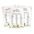thumbnail image 1 of Inkdotpot My Mommy Name Activity Cards Gender Reveal 50 Sheets Who Is My Mommy Its A Boy Its A Girl Floral Baby Shower Game, 1 of 1